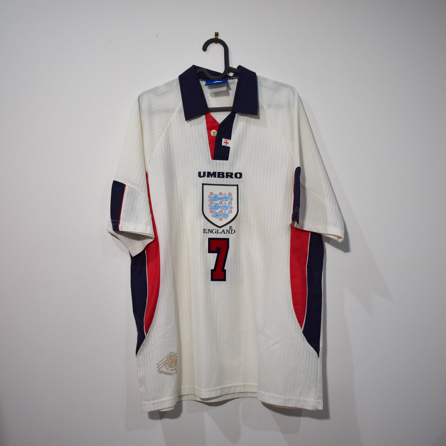 England 1998 - David Beckham #7