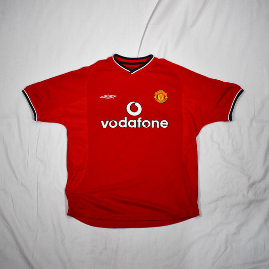 2000-2001 Manchester United Home - Beckham #7